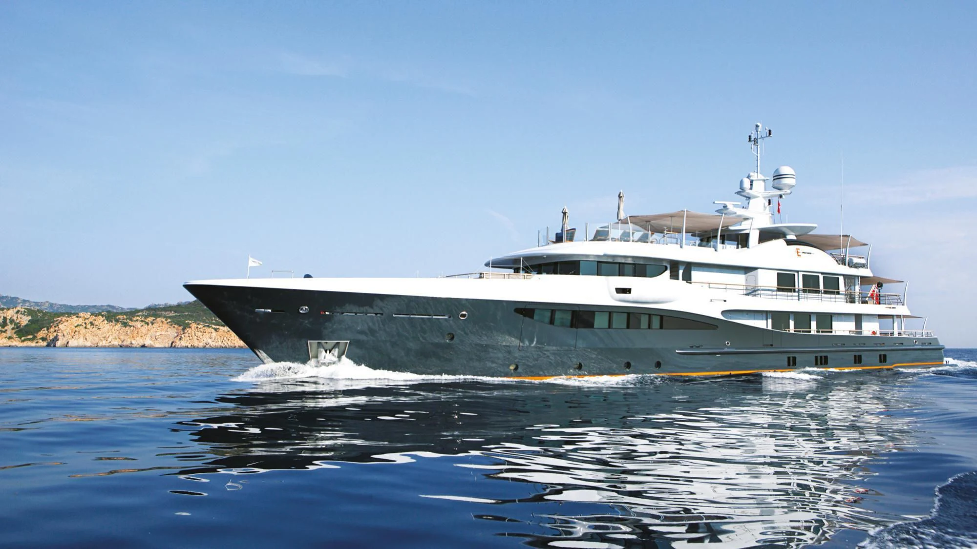 a boat on the water aboard GENE MACHINE Yacht for Sale
