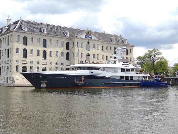 a boat on the water aboard GENE MACHINE Yacht for Sale