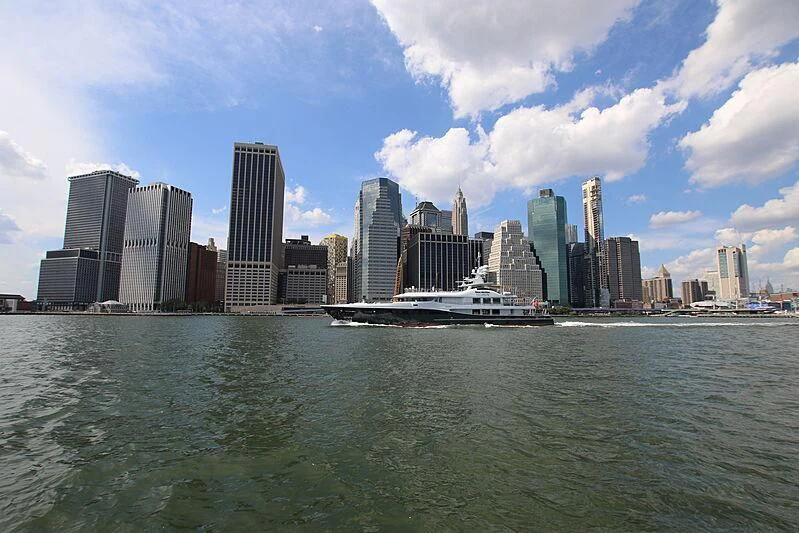 a boat on the water aboard GENE MACHINE Yacht for Sale
