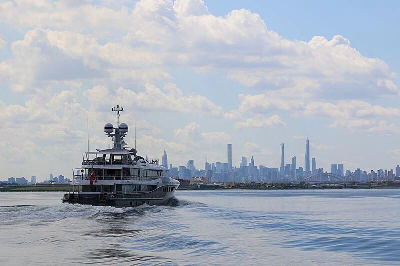 a boat on the water aboard GENE MACHINE Yacht for Sale