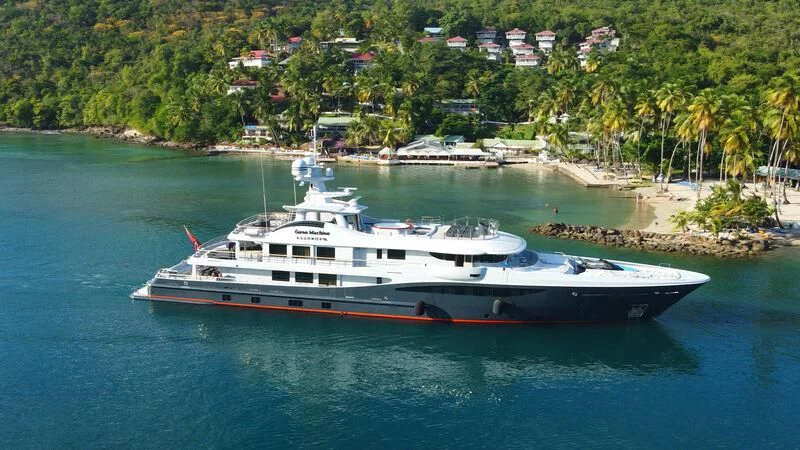 a boat on the water aboard GENE MACHINE Yacht for Sale