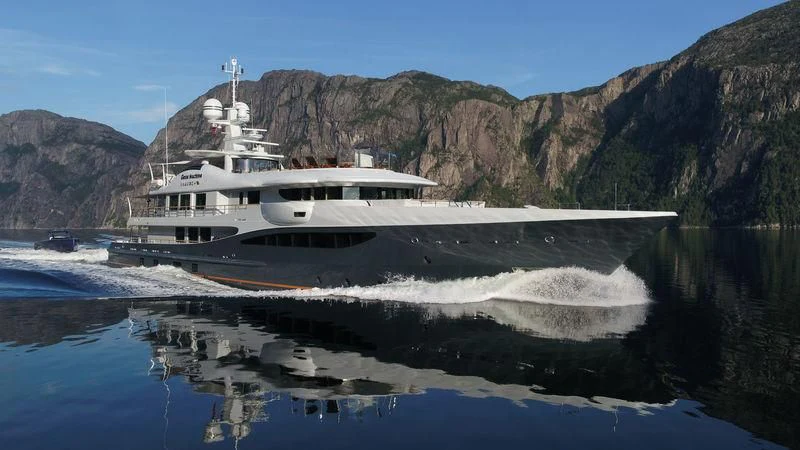 a boat on a body of water aboard GENE MACHINE Yacht for Sale