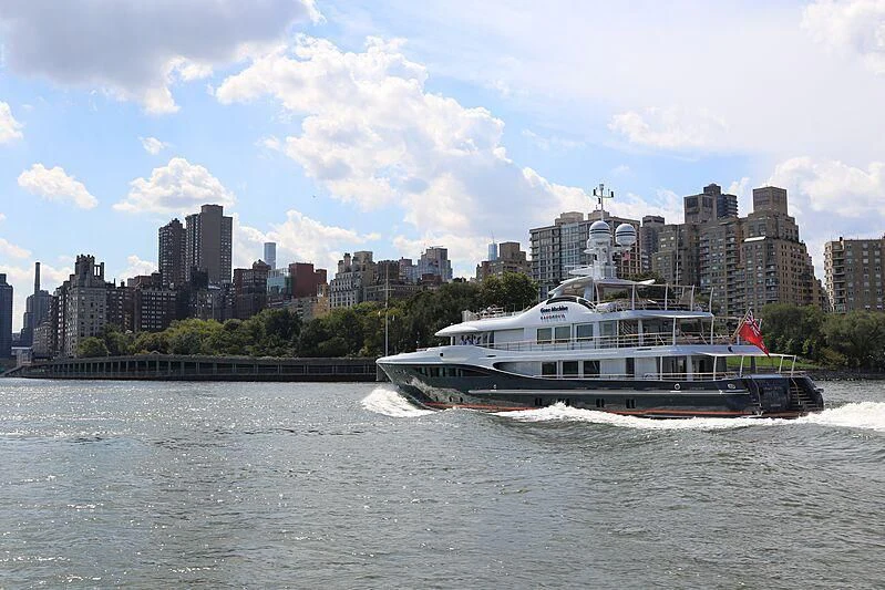 a boat on the water aboard GENE MACHINE Yacht for Sale