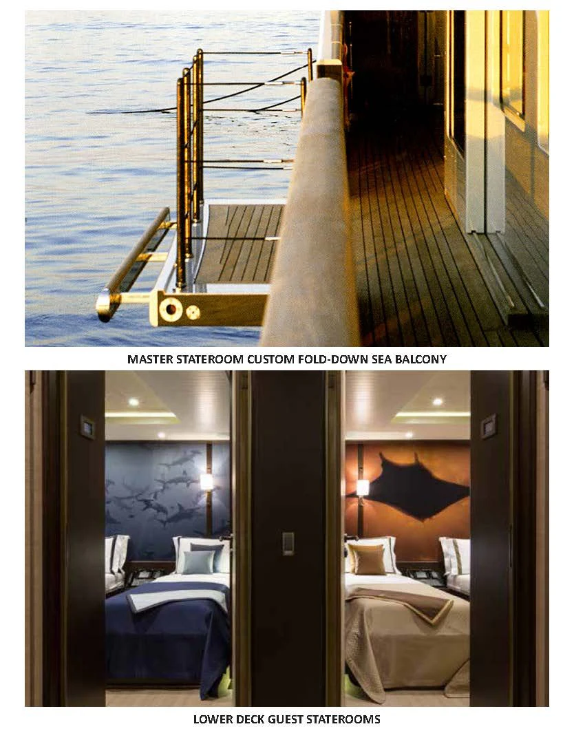 graphical user interface aboard GENE MACHINE Yacht for Sale