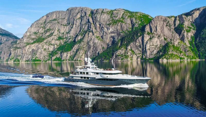 a boat on the water aboard GENE MACHINE Yacht for Sale