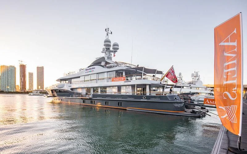 a boat on the water aboard GENE MACHINE Yacht for Sale
