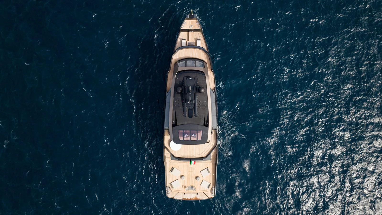 a space shuttle in the sky aboard EYE OF DESTINY Yacht for Sale