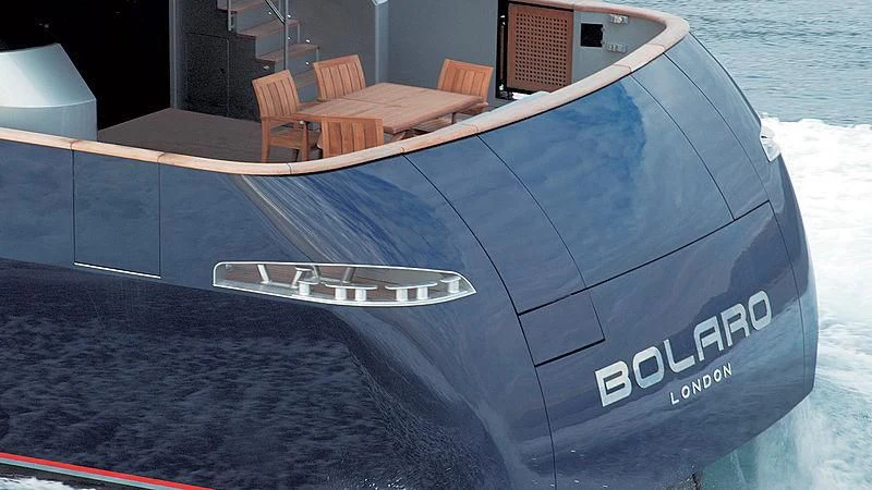 a boat on the water aboard BOLARO Yacht for Sale