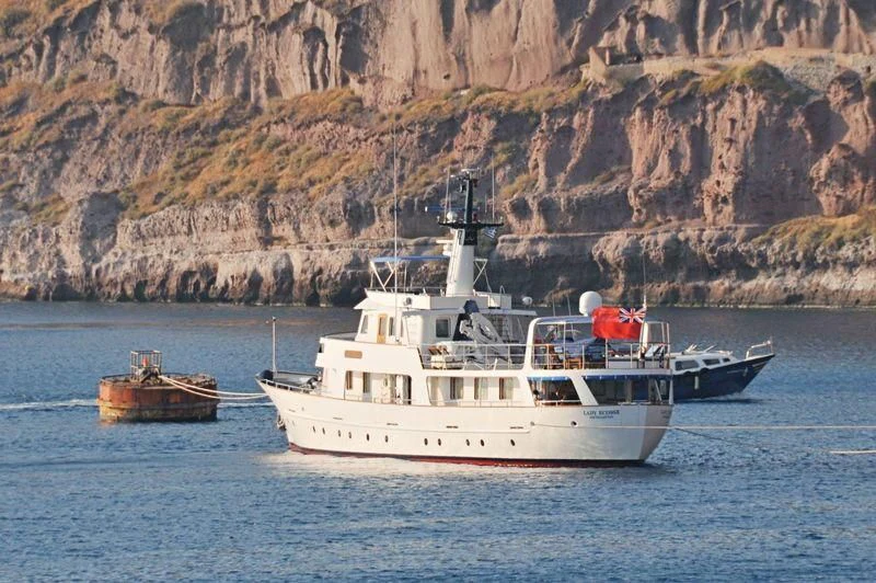 a boat sailing in the water aboard LA GRANDE DAME Yacht for Sale