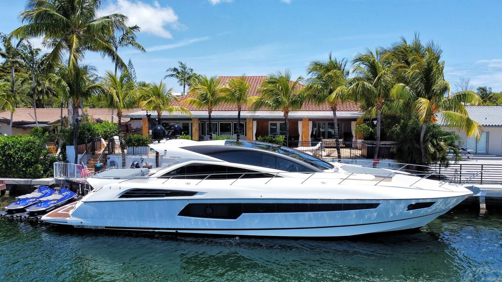 a boat on the water aboard PREDATOR 68 Yacht for Sale