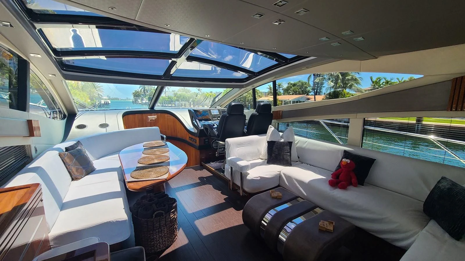 inside of a bus aboard PREDATOR 68 Yacht for Sale