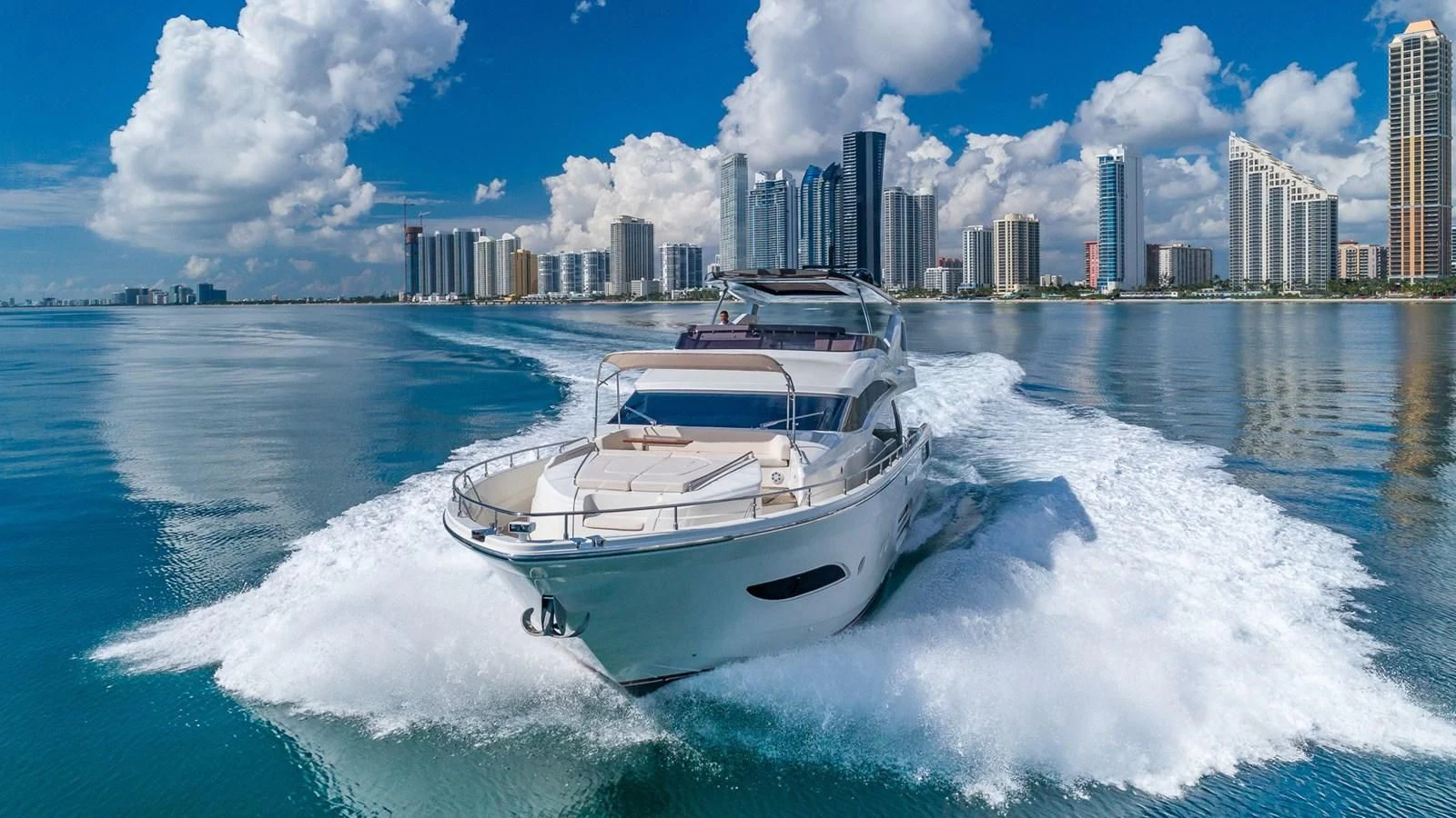 a boat on the water aboard GOLDEN 3 Yacht for Sale