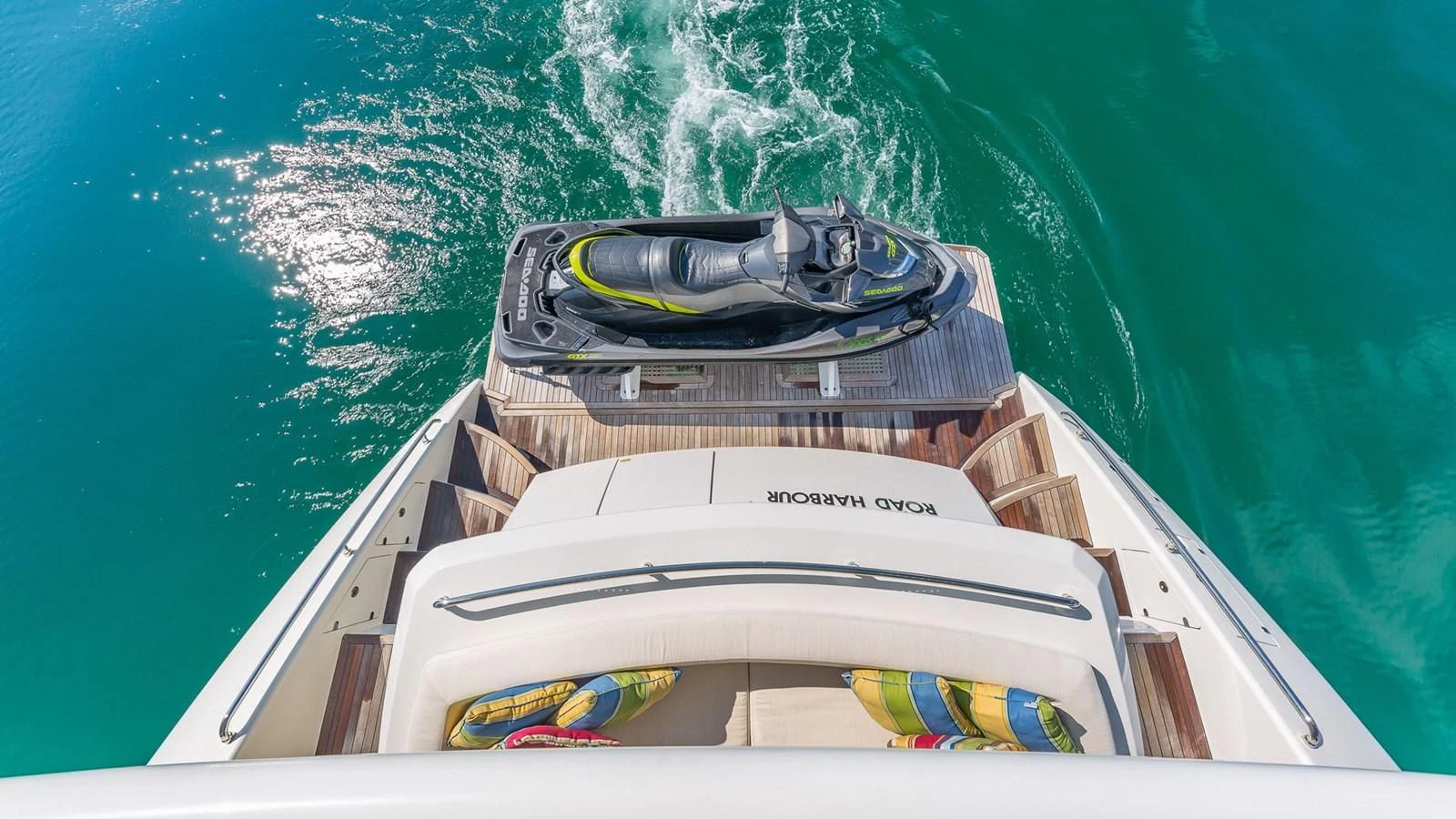 a boat in the water aboard GOLDEN 3 Yacht for Sale