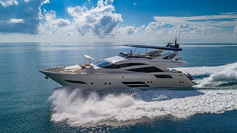 a boat on the water aboard GOLDEN 3 Yacht for Sale