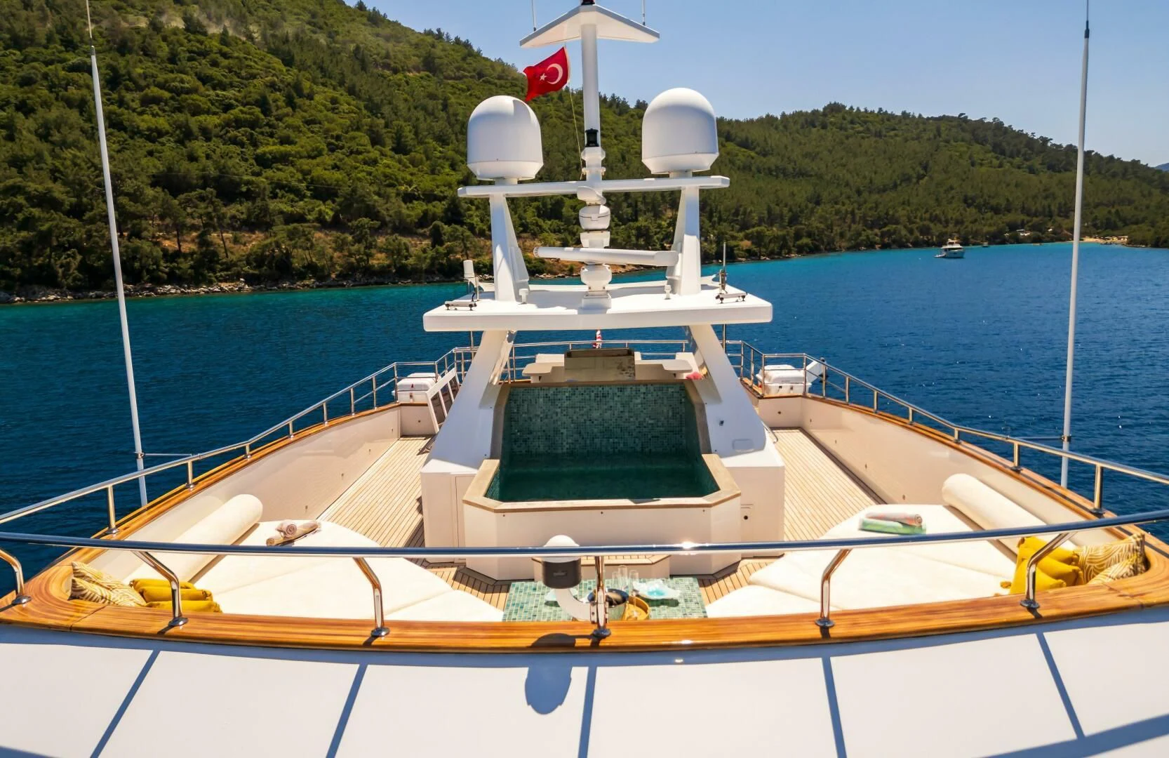 a boat on the water aboard OTTAWA IV Yacht for Sale