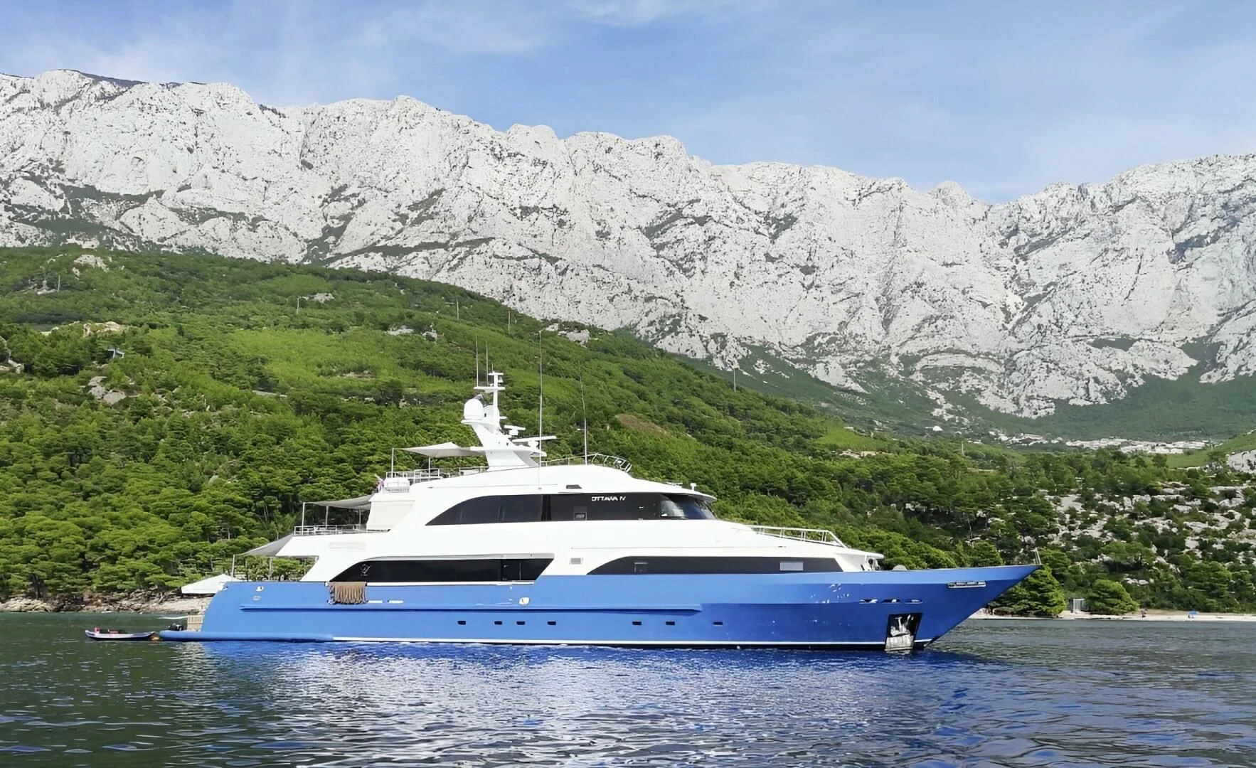 a boat on the water aboard OTTAWA IV Yacht for Sale