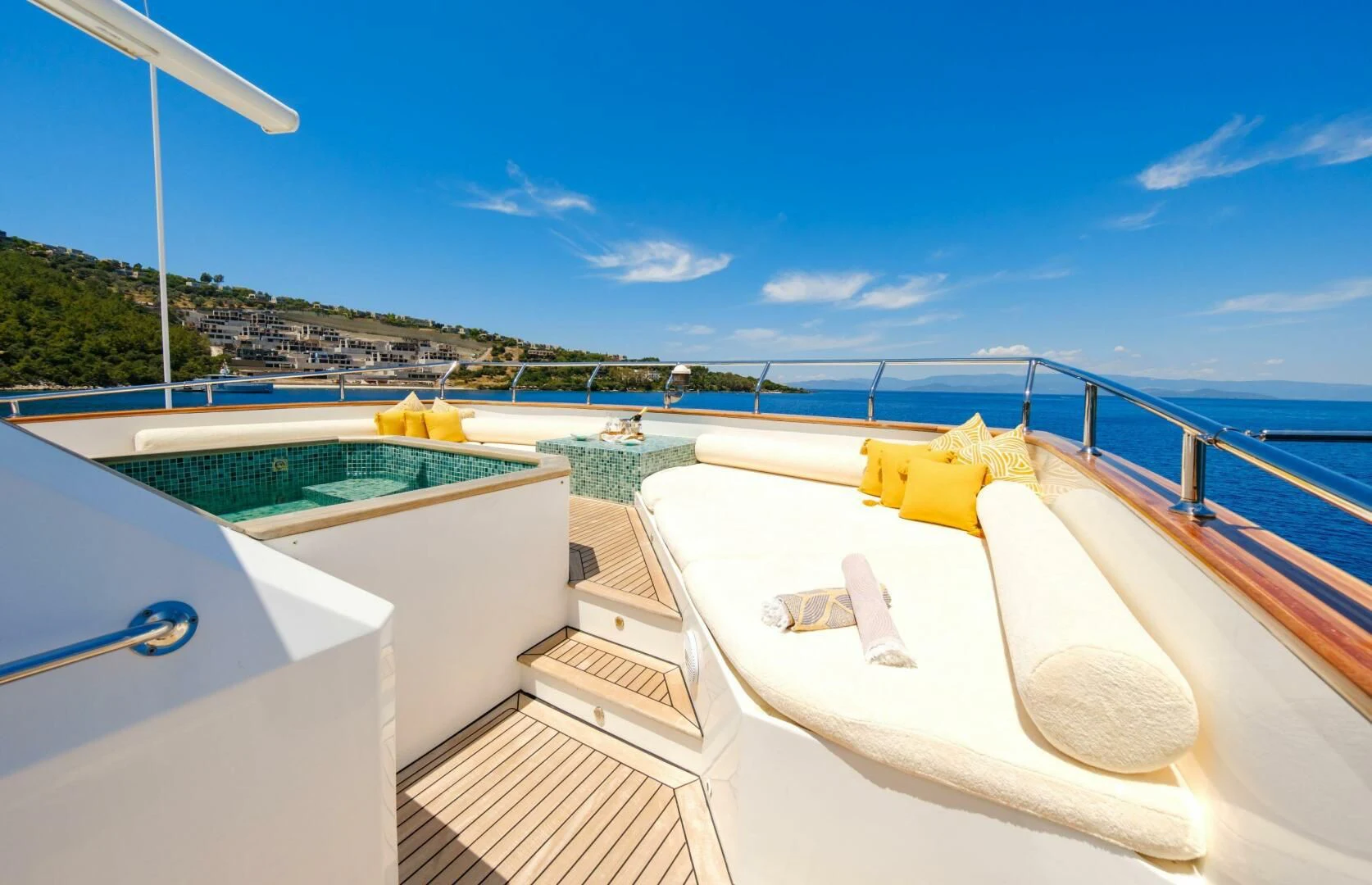 a boat on the water aboard OTTAWA IV Yacht for Sale
