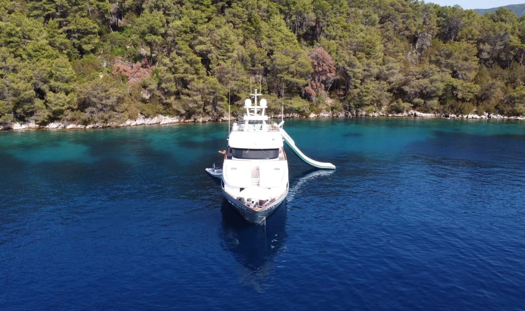 a boat in the water aboard OTTAWA IV Yacht for Sale