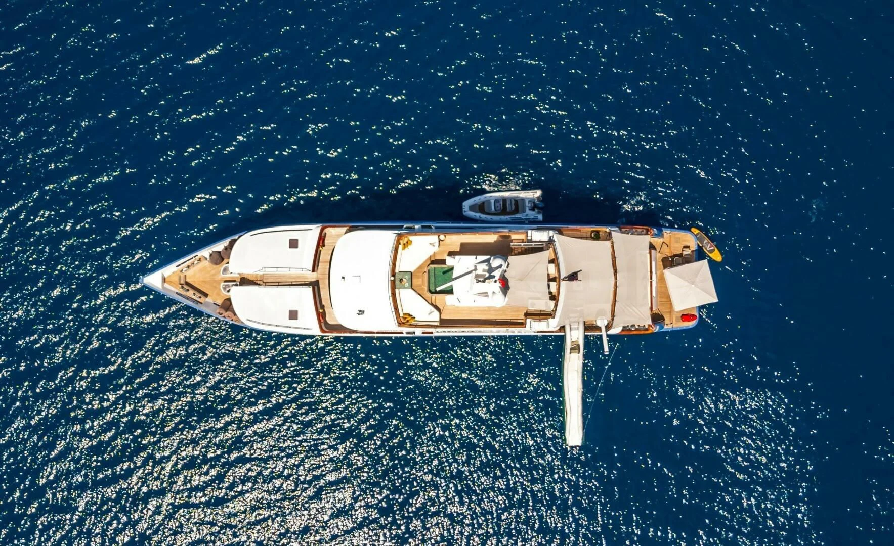 a space ship in space aboard OTTAWA IV Yacht for Sale