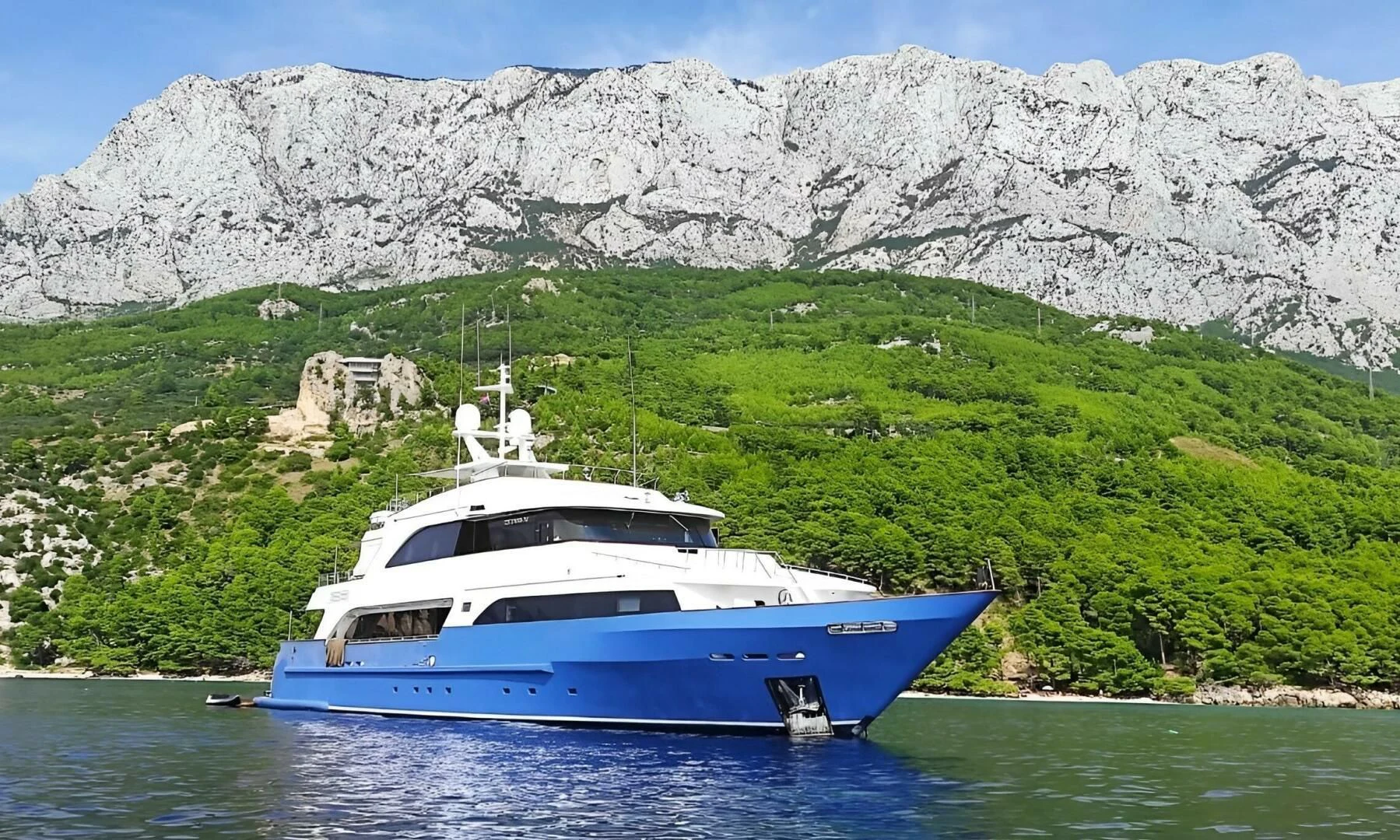 a boat on the water aboard OTTAWA IV Yacht for Sale