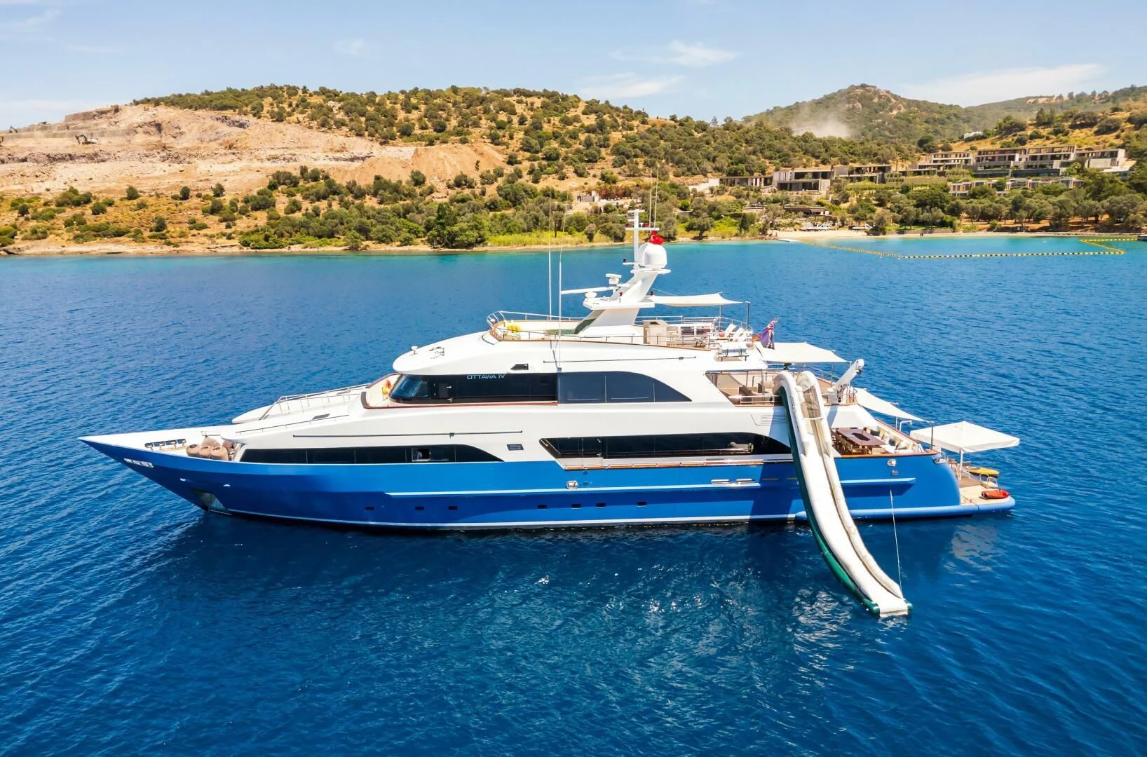 a boat in the water aboard OTTAWA IV Yacht for Sale