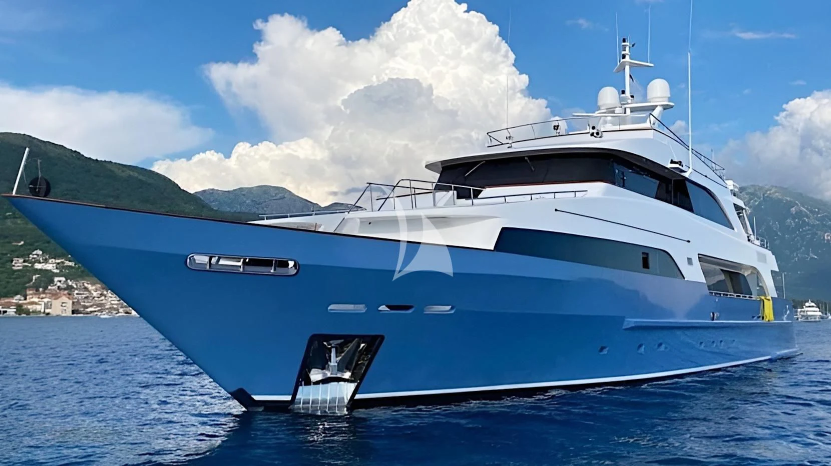 a white yacht in the water aboard OTTAWA IV Yacht for Sale