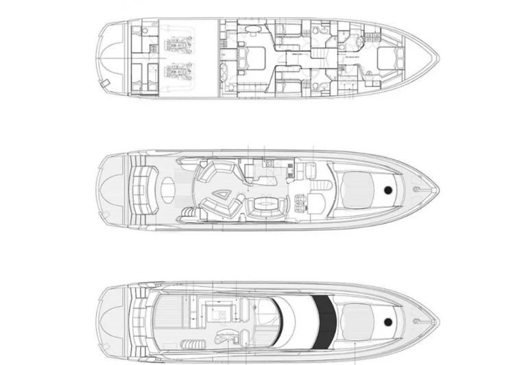 diagram, engineering drawing aboard MY MEDICINE Yacht for Sale