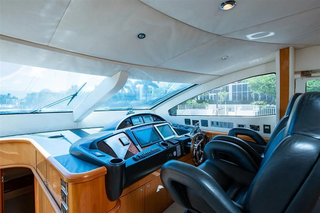 inside of a car aboard MY MEDICINE Yacht for Sale