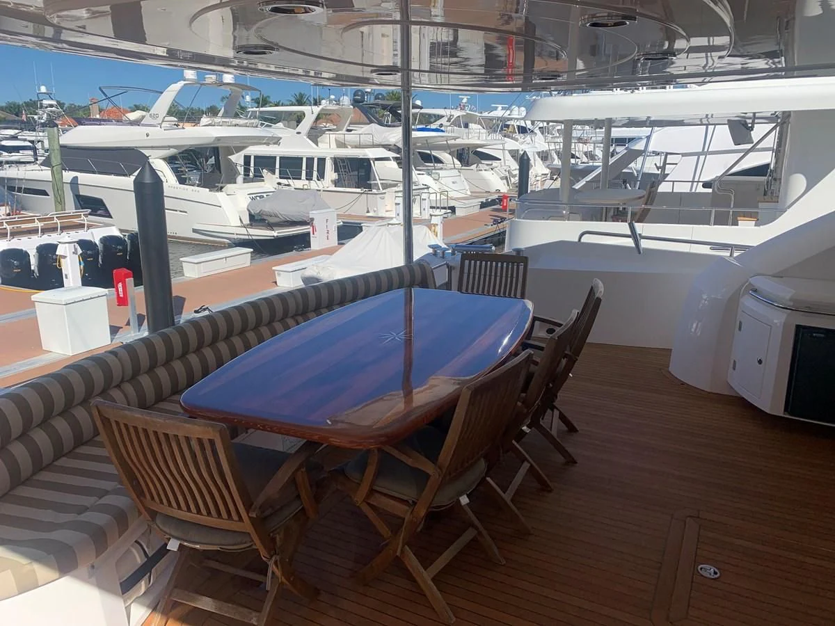 a room with many boats aboard MY MEDICINE Yacht for Sale