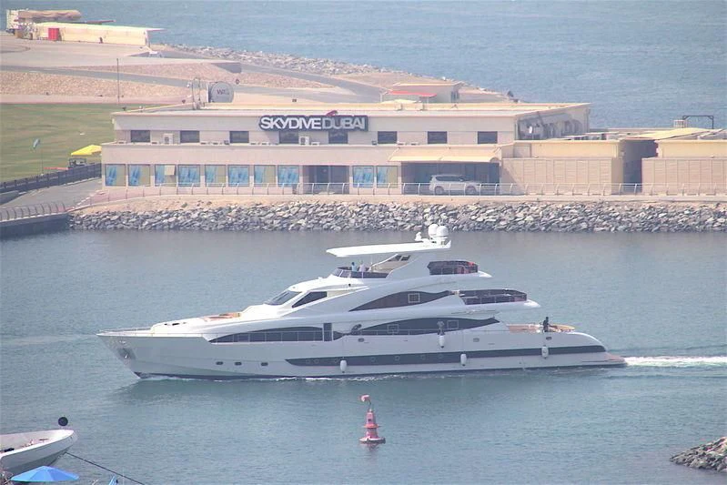 a boat on the water aboard STARDOM Yacht for Sale