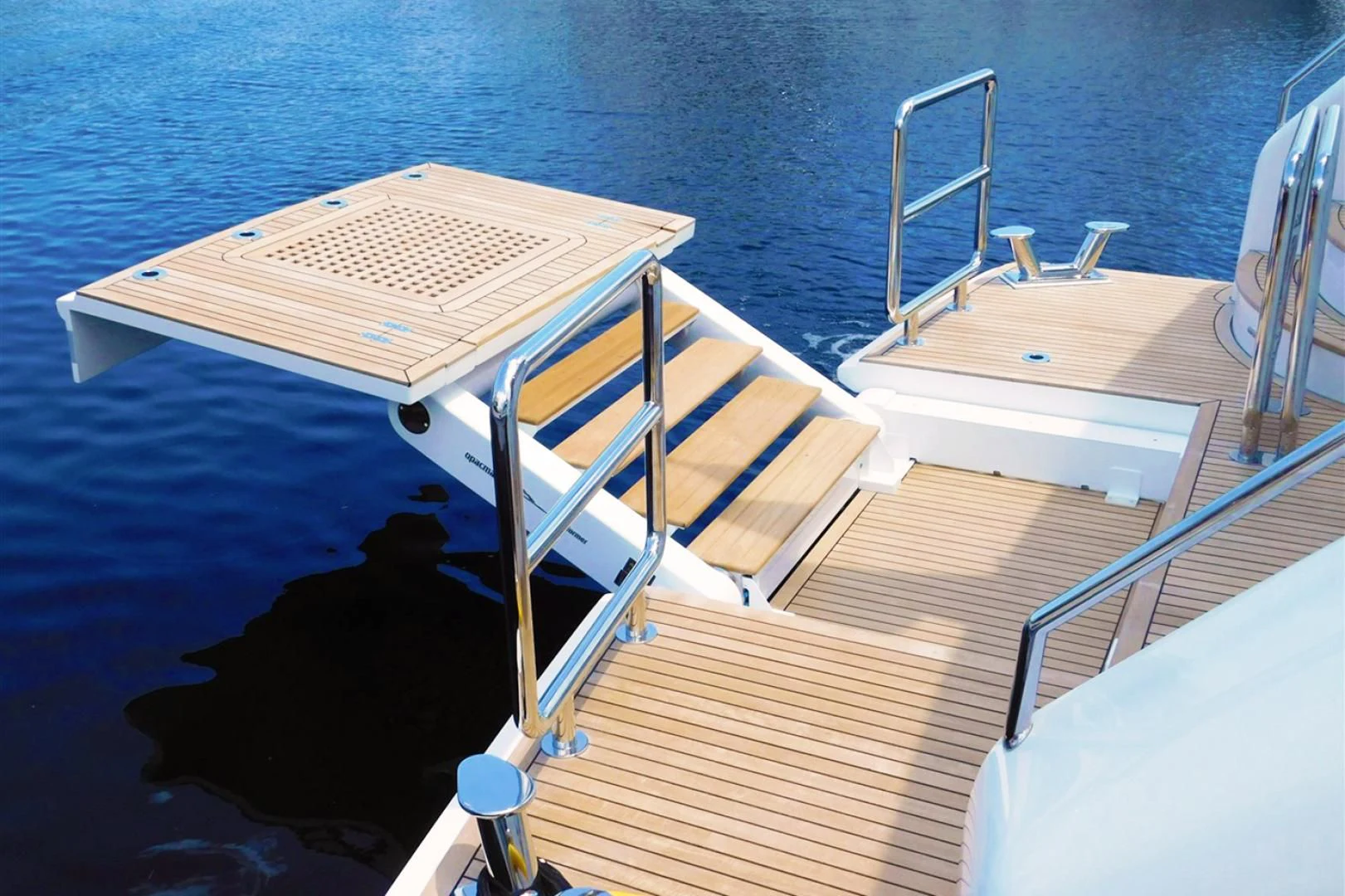 a boat on the water aboard BLUE CHIP Yacht for Sale