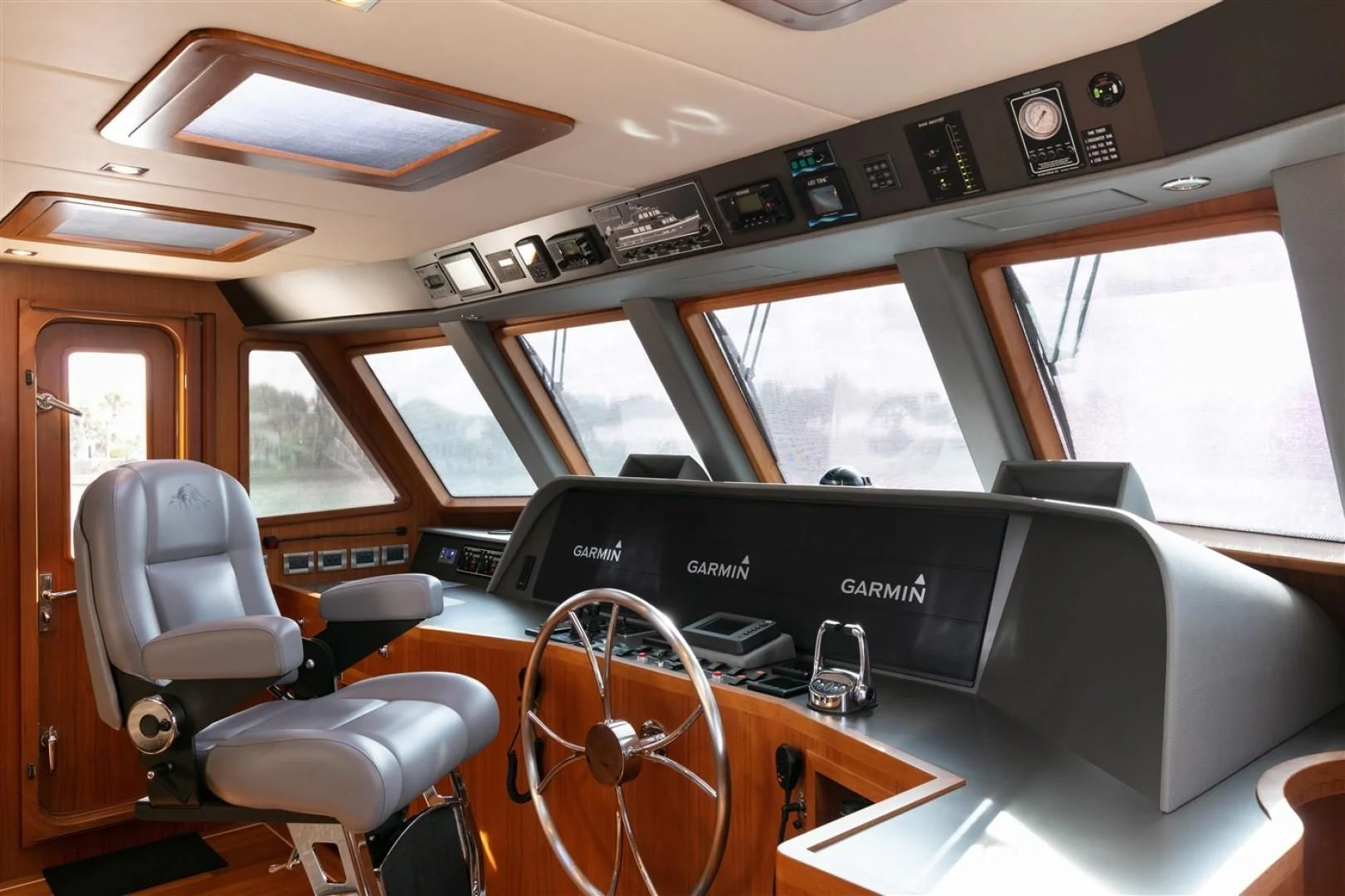inside of a vehicle aboard BLUE CHIP Yacht for Sale