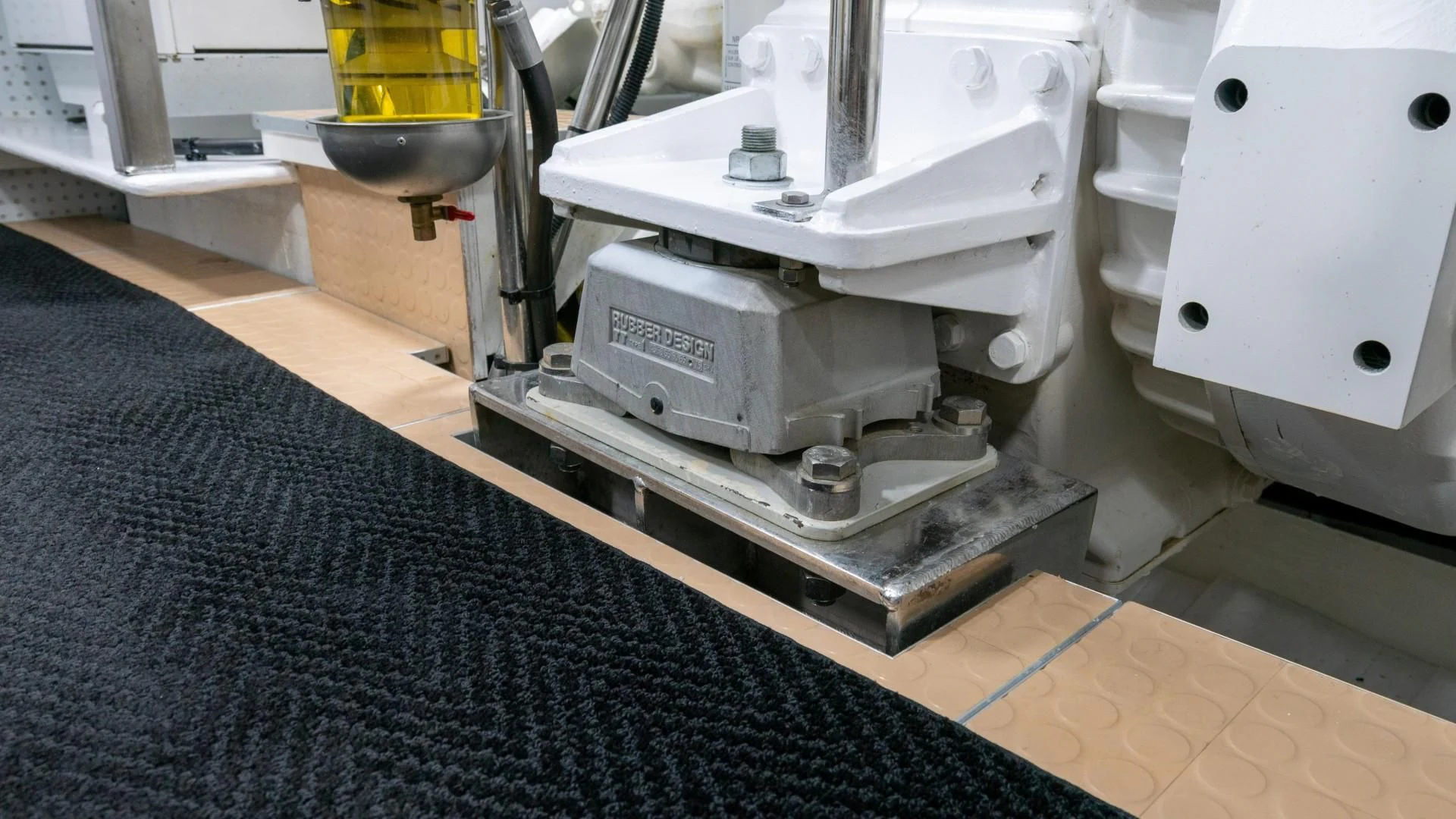 a machine on the counter aboard BLUE CHIP Yacht for Sale