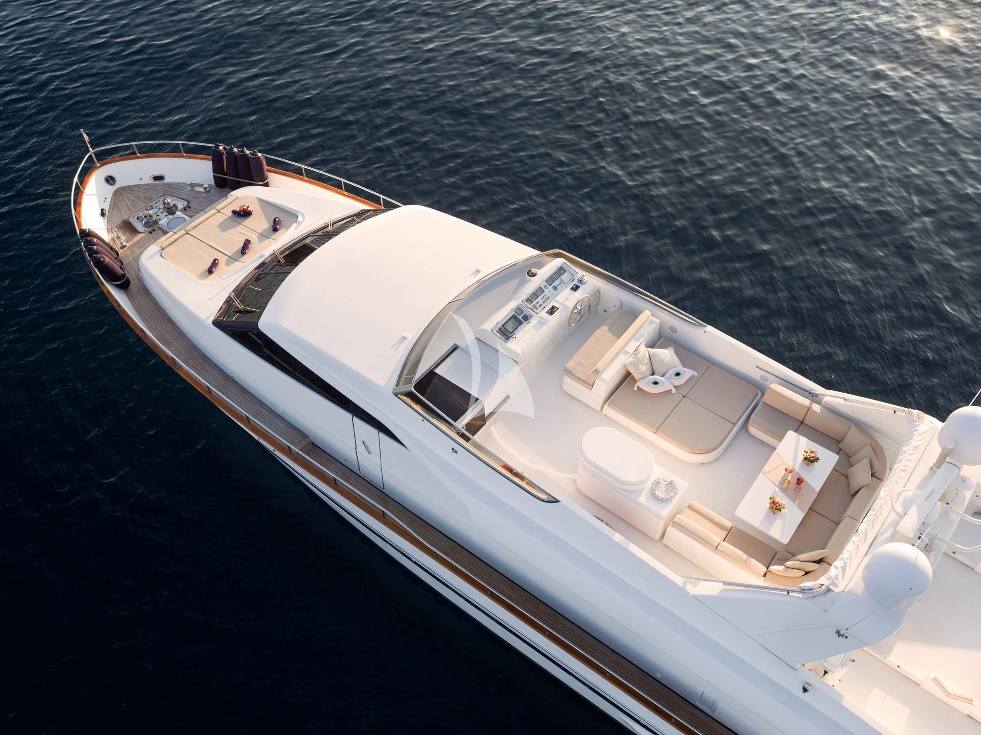 a boat on the water aboard ACIONNA Yacht for Sale