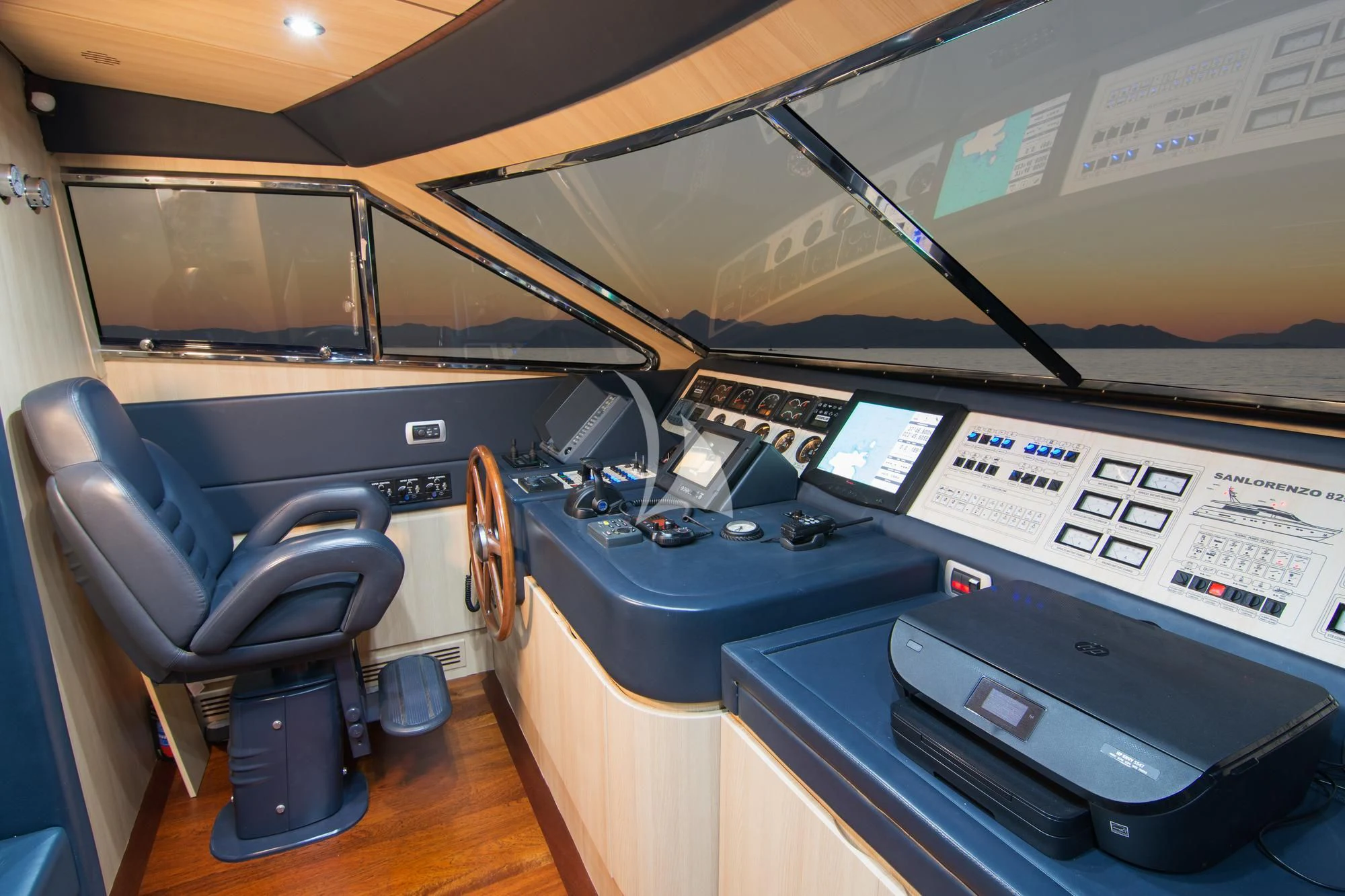 a machine on the counter aboard ACIONNA Yacht for Sale