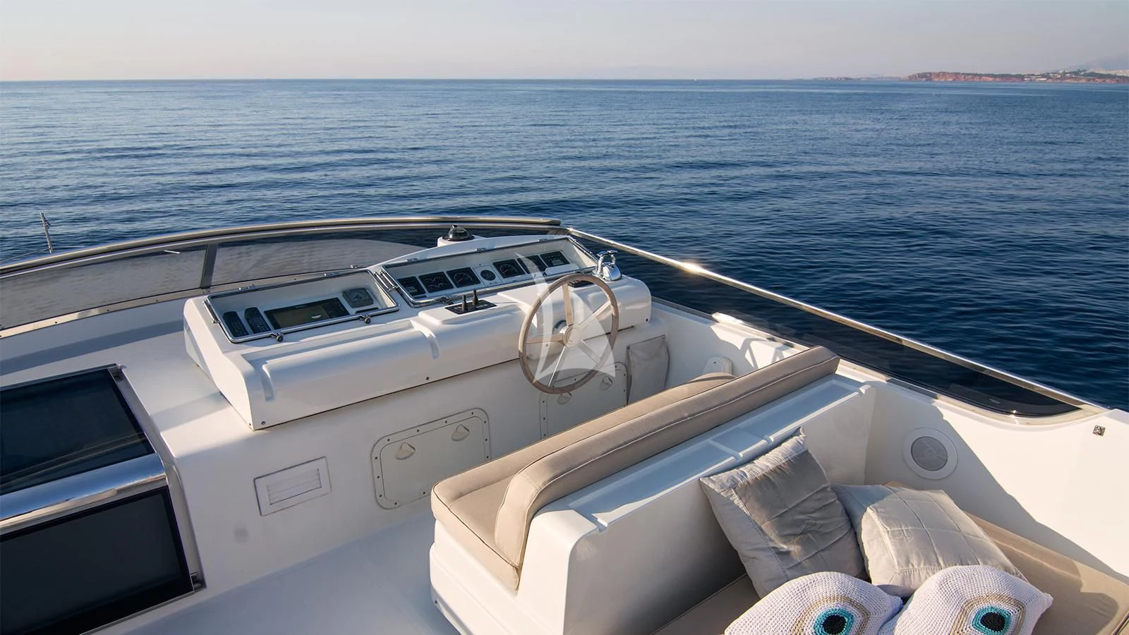 a boat on the water aboard ACIONNA Yacht for Sale