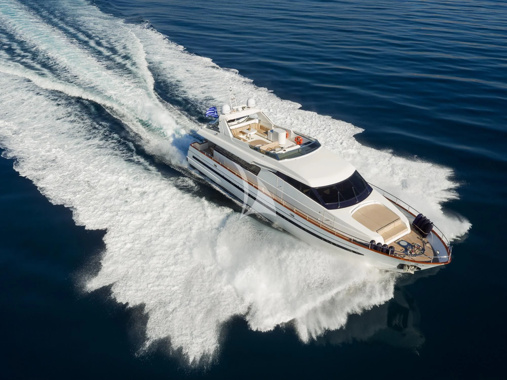 a boat on the water aboard ACIONNA Yacht for Sale