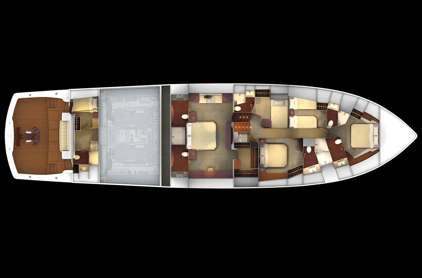 a computer screen with a lot of small boxes inside aboard 2022 VIKING 92 CONVERTIBLE (TBD) Yacht for Sale