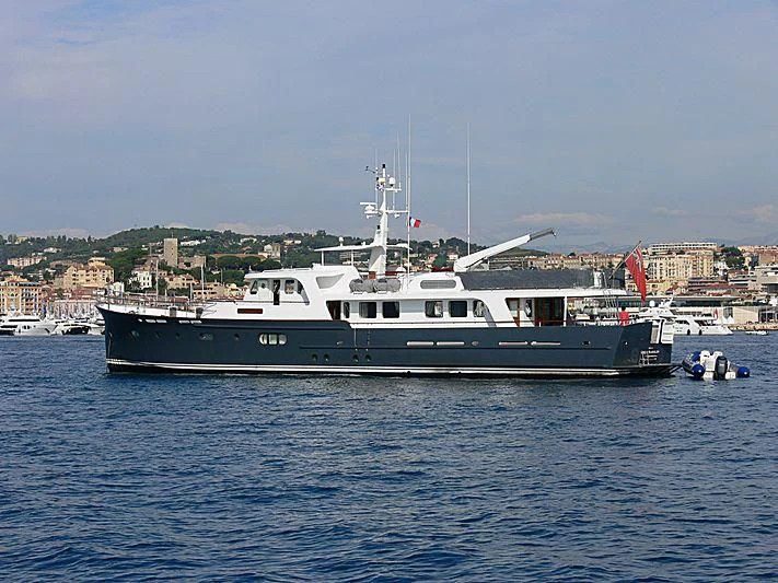 a boat in the water aboard ABELY Yacht for Sale