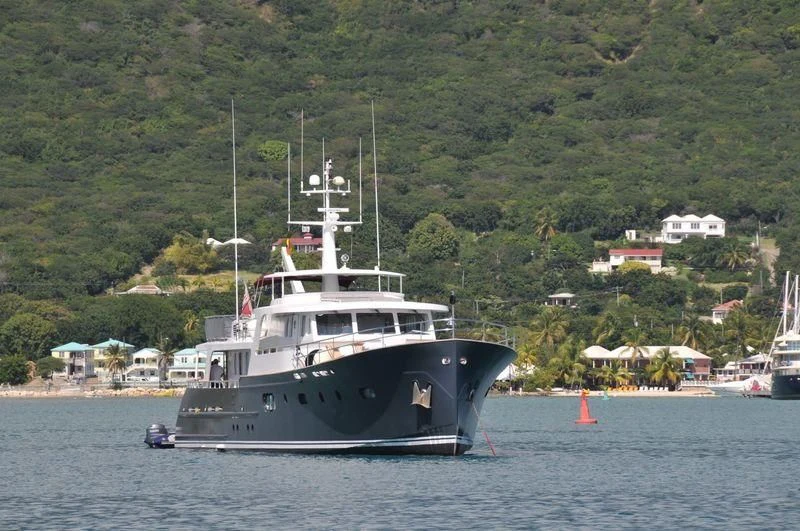 a boat in the water aboard ABELY Yacht for Sale