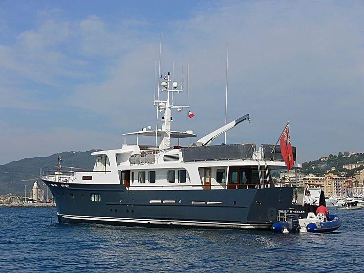 a large boat in the water aboard ABELY Yacht for Sale