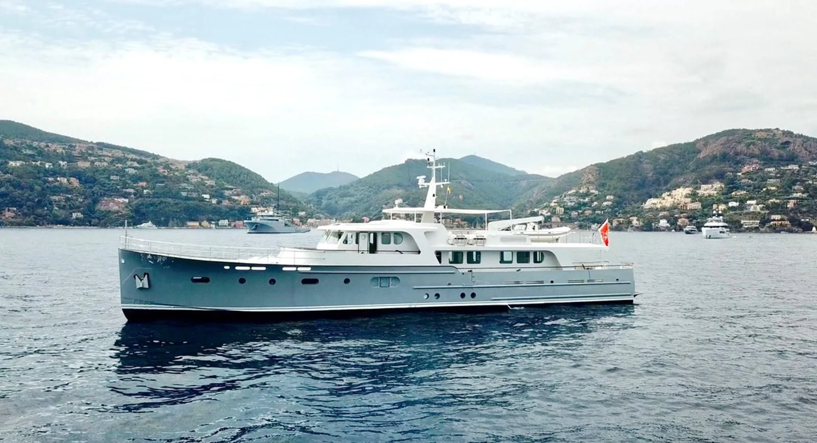 a boat in the water aboard ABELY Yacht for Sale