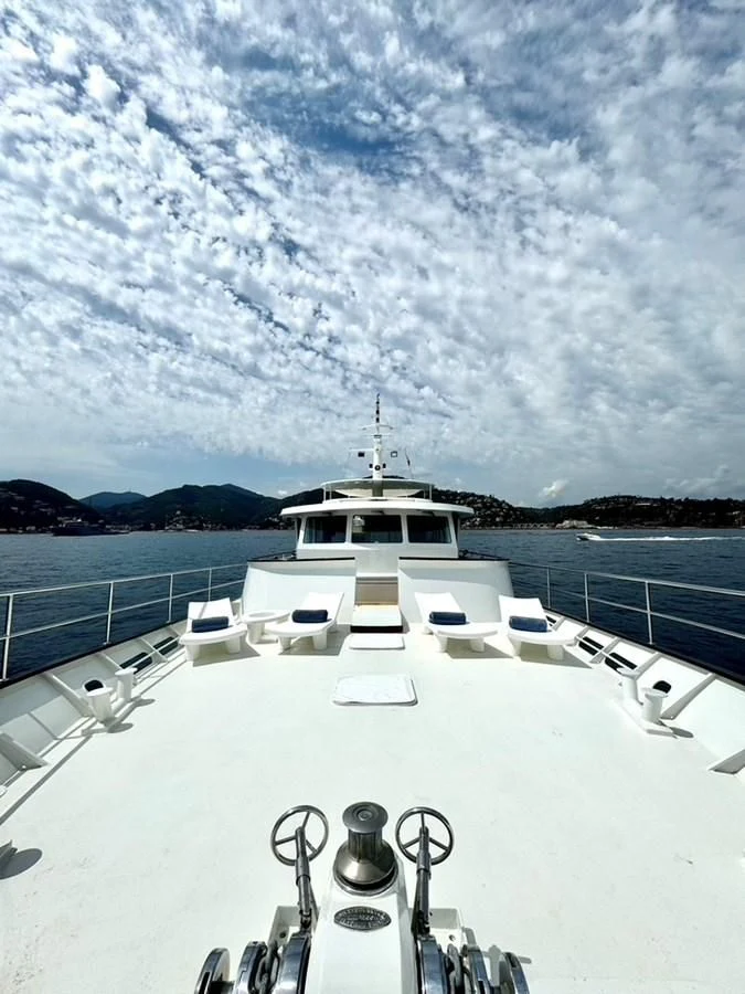 a boat on the water aboard ABELY Yacht for Sale