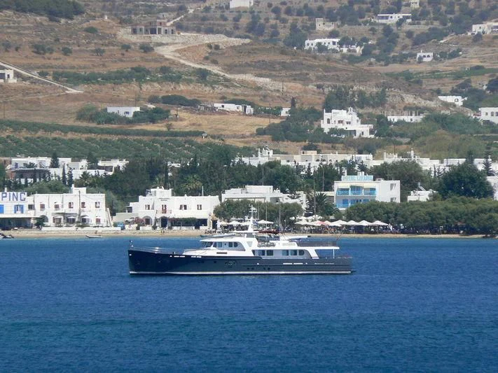 a boat on the water aboard ABELY Yacht for Sale