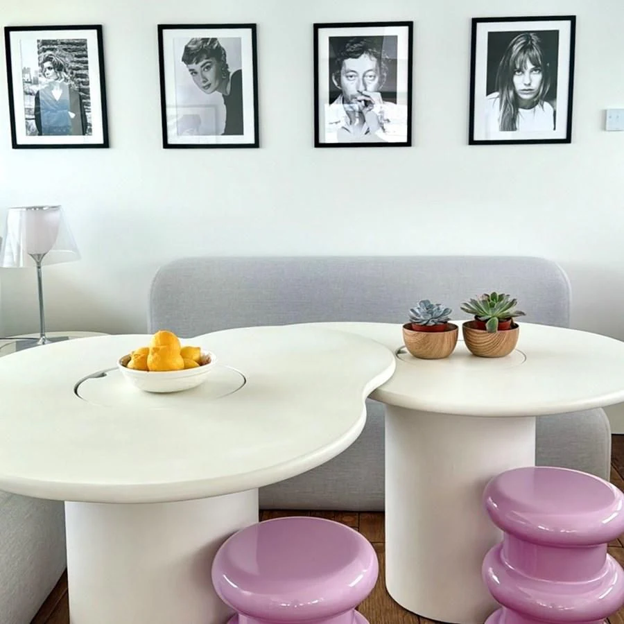 a table with a bowl of fruit on it aboard ABELY Yacht for Sale