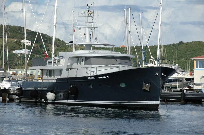 a boat in the water aboard ABELY Yacht for Sale