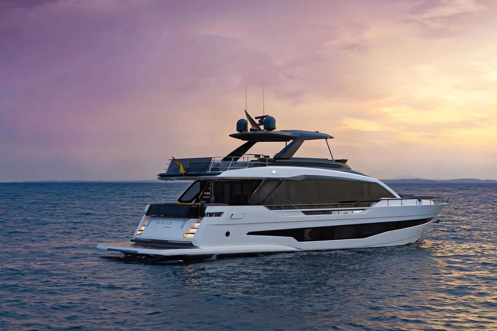 a boat in the water aboard SO SO NICE Yacht for Sale