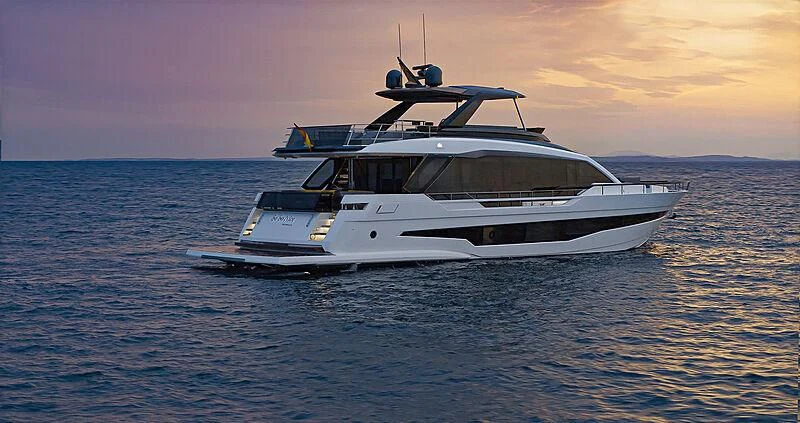 a boat in the water aboard SO SO NICE Yacht for Sale