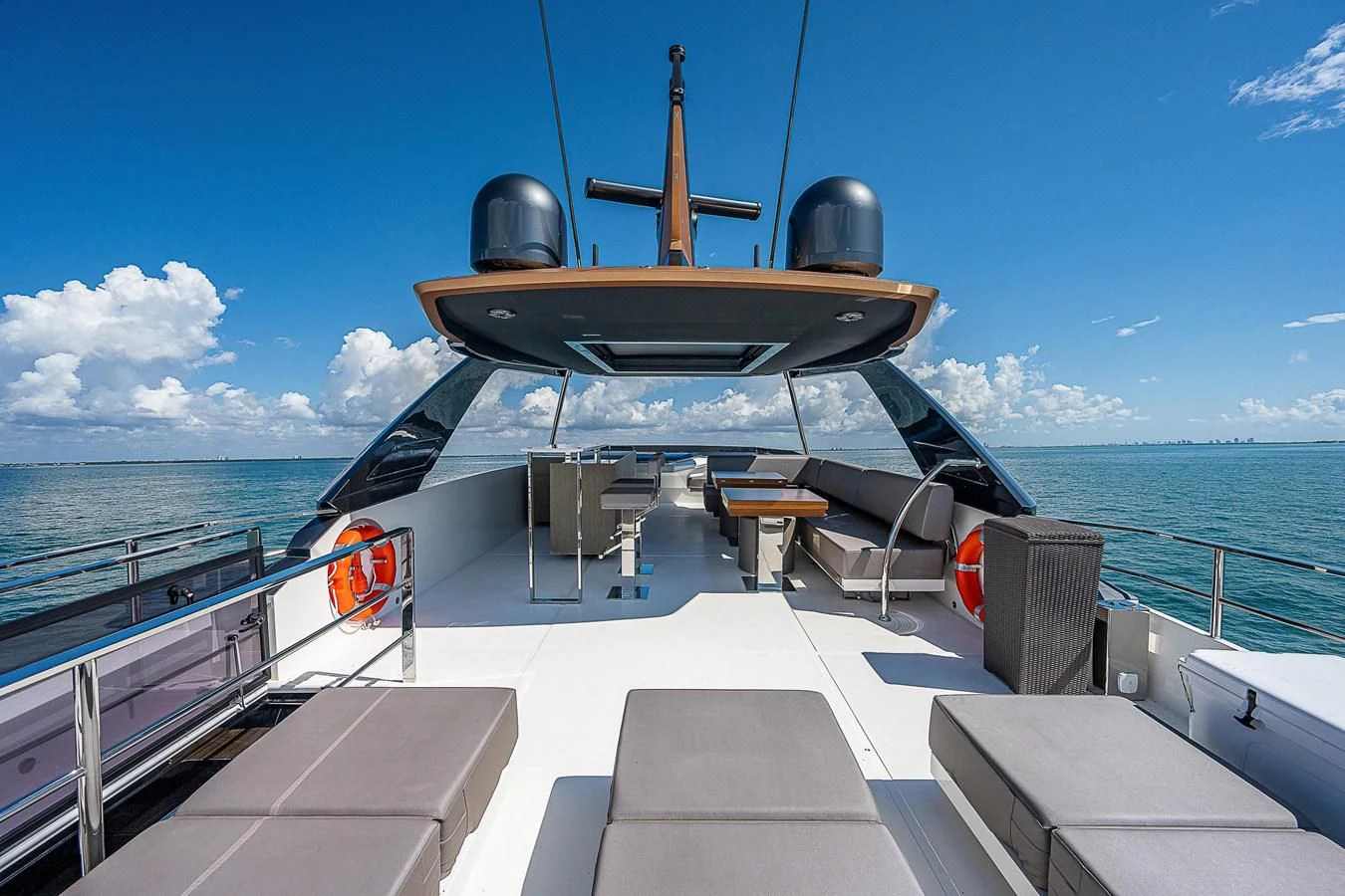 a boat on a body of water aboard SO SO NICE Yacht for Sale