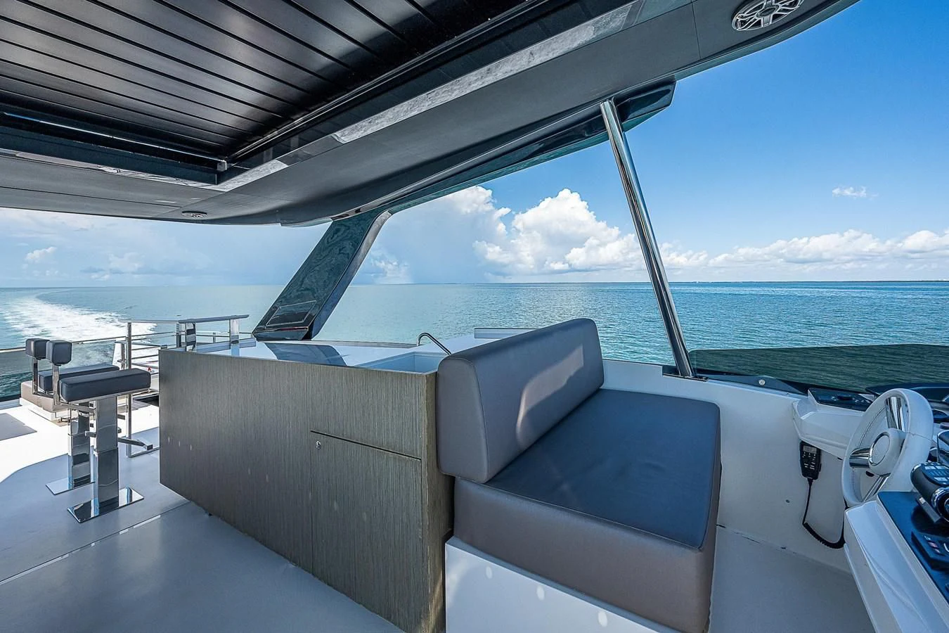 a boat on the water aboard SO SO NICE Yacht for Sale